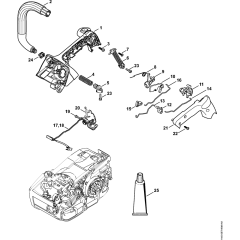 Handle Housing & Handlebar