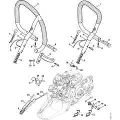 Handlebar Assembly for Stihl MS441