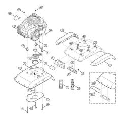 Motor/Engine Cover Assembly
