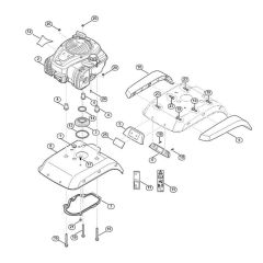 Motor/Engine Cover Assembly