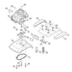 Motor/ Engine Cover Assembly