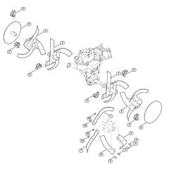 Hoe Assembly for Stihl/Viking