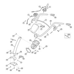 Handle Assembly for HB Tillers