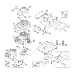 Motor/Engine Cover Assembly