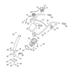Handle Assembly for Tillers