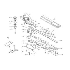 Gear Case for ECHO HC-1500