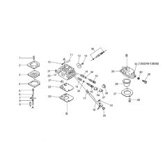 Carburettor for ECHO HC-1500