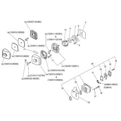 Air Cleaner & Muffler for ECHO