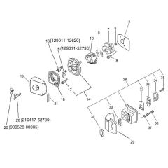 Air Cleaner & Muffler for HC-1600