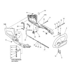 Handle for ECHO HC-1600