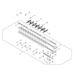ECHO HC-2020R Cutting Blade