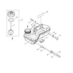 Fuel Tank for ECHO HC-2020R