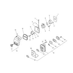 Air Cleaner & Muffler for ECHO