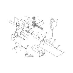 Handle for ECHO HCA-2500