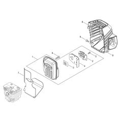 Muffler for ECHO Hedgetrimmer
