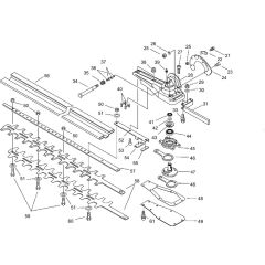 Gear Case for ECHO HCAA-2402A