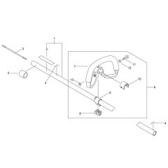 Main Pipe & Handle for ECHO