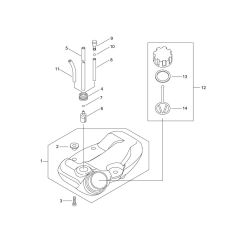 Fuel Tank for ECHO HCAS-235ES-LW
