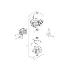 Crankcase for ECHO HCR-171ES