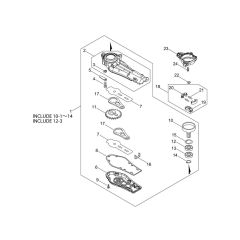 Gear Case for ECHO HCR-171ES
