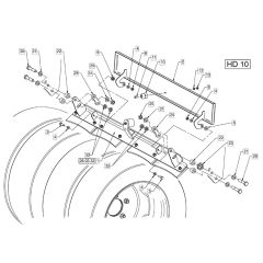 Scraper Tyres for Hamm HD10 - 12