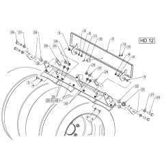Scraper Tyres for Hamm HD10 - 12