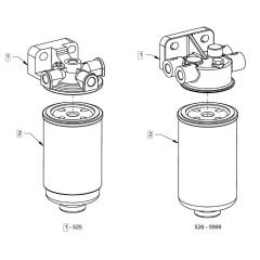 Fuel Filter for Hamm HD10 - 12