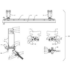 Scraper Assembly for Hamm HD70 - 75