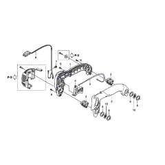 Handle/Throttle Lever for Honda