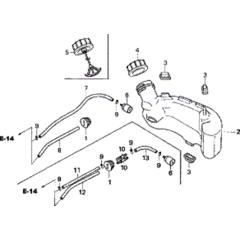 Fuel Tank Assembly for Honda