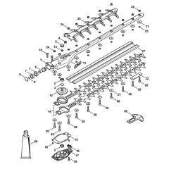 Gear Head 500mm Assembly
