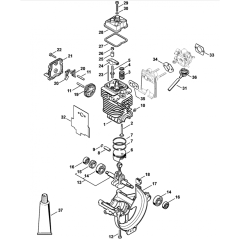 Engine Ø 40 mm Assembly