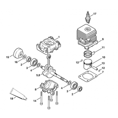 Crankcase, Cylinder Assembly