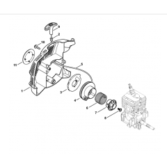 Rewind Starter for Stihl HL56K