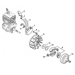 Ignition & Clutch for Stihl HL56K