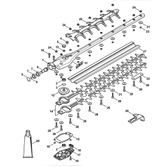 Gear Head Assembly for Stihl HL56K