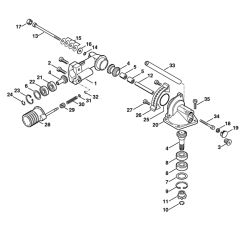 Angle Drive Assembly for Stihl HL73