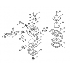 Carburetor for Stihl HL75