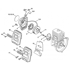 Rewind Starter & Muffler