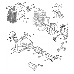 Ignition & Clutch for Stihl HL75