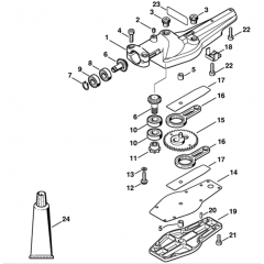 Gear Head Assembly for Stihl HL90K
