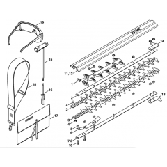 Blade, Tools Assembly for Stihl HL90K