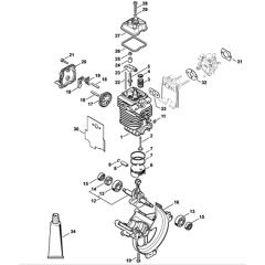 Engine Ø 38 mm Assembly