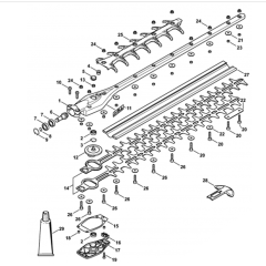 Gear Head Assembly for Stihl HL91K