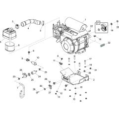 Honda GX120 Engine Assembly
