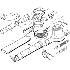 Housing Assembly for Stihl BGE60