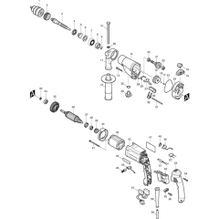 Makita HP2050F Drill Assembly