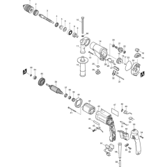 Makita HP2051F Drill Assembly