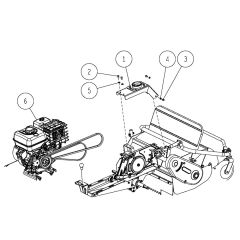 Frame Assembly-2 for OREC HR662 (2021) Mower