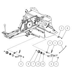 Frame Assembly-3 for OREC HR662 (2021) Mower